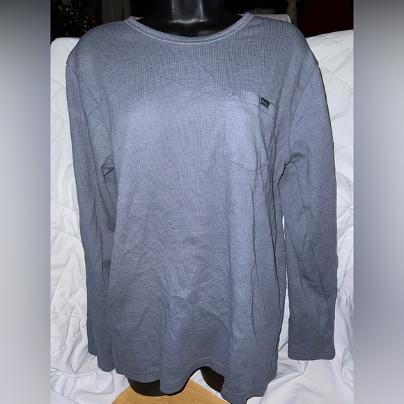 Eddie Bauer Waffle Knit Long Sleeve Shirt - Picture 1 of 11